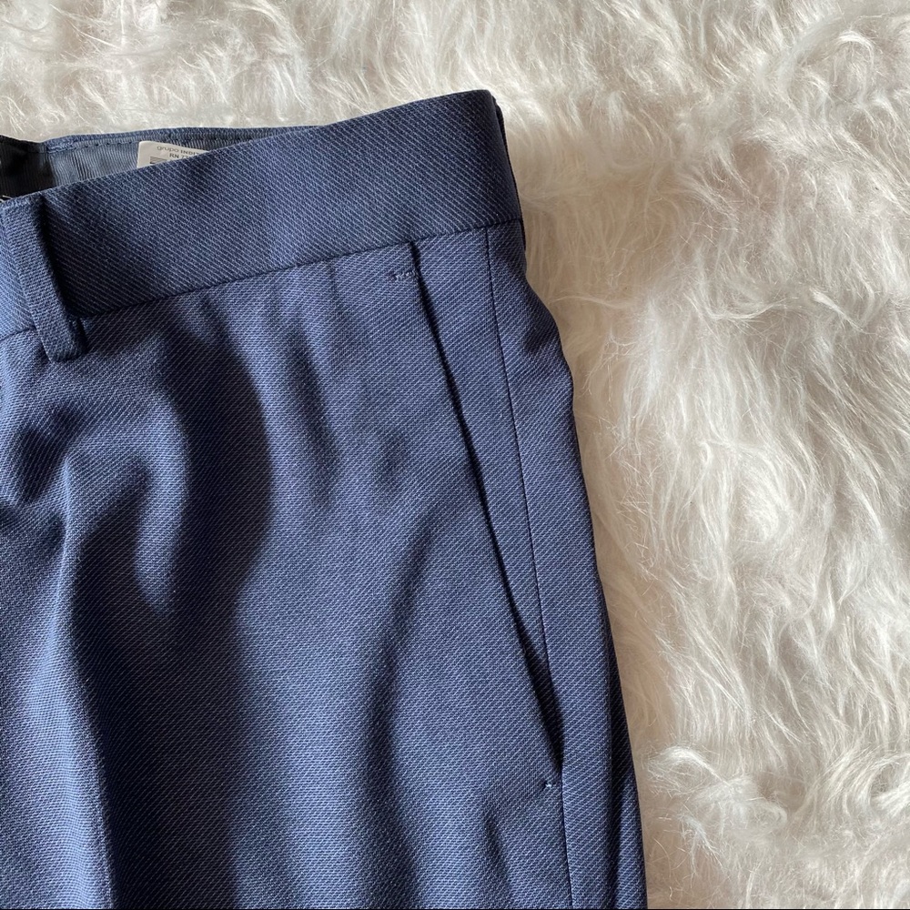 Zara NWT blue slim leg trouser cuffs 32 - Picture 13 of 16